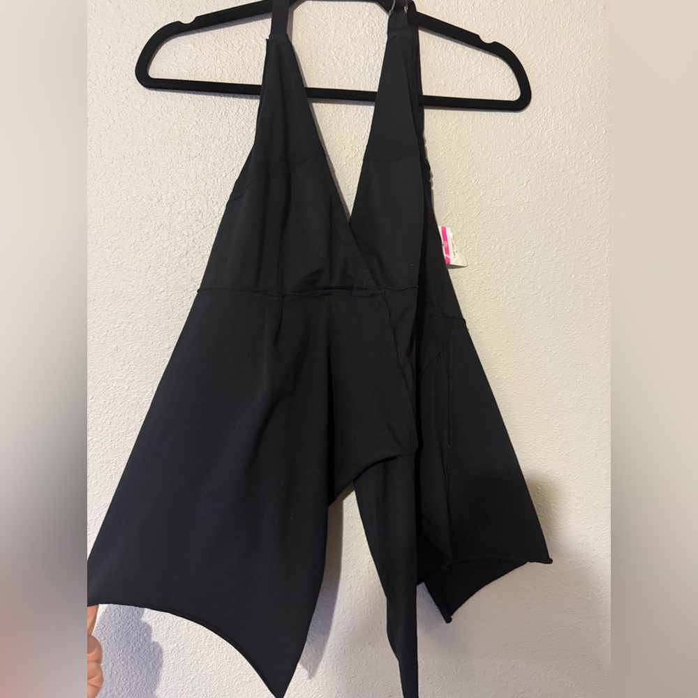 FREE PEOPLE LAYLA HALTER TOP TUNIC NWOT LARGE - Picture 4 of 8